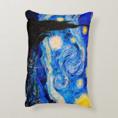 De Sterrennacht van Vincent Van Gogh Accent Kussen (Achterkant (Verticaal))