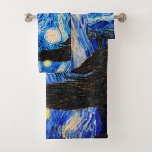 De Sterrennacht van Vincent Van Gogh Bad Handdoek