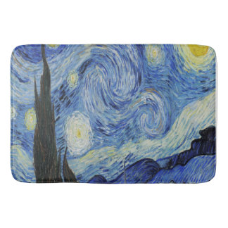 De Sterrennacht van Vincent Van Gogh Badmat