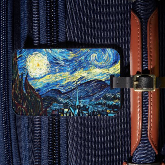 De sterrennacht van Vincent van Gogh, Bagagelabel (Voorkant Insitu 4)