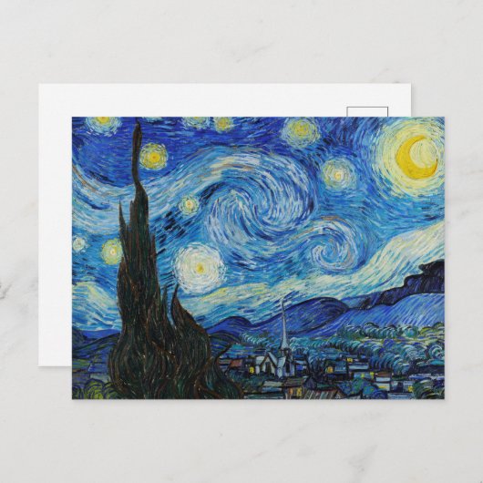 De Sterrennacht van Vincent Van Gogh Briefkaart (Voorkant / Achterkant)