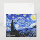 De Sterrennacht van Vincent Van Gogh Briefkaart (Voorkant / Achterkant)