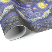 De sterrennacht van Vincent van Gogh Cadeaupapier (Rol Hoek)
