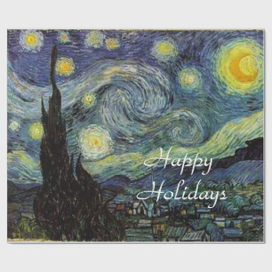 De sterrennacht van Vincent van Gogh. Cadeaupapier