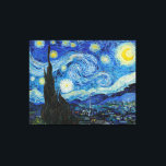 De Sterrennacht van Vincent Van Gogh Canvas Afdruk<br><div class="desc">De Sterrennacht van Vincent Van Gogh Canvas print de Sterrennacht (1889) van Vincent Van Gogh</div>