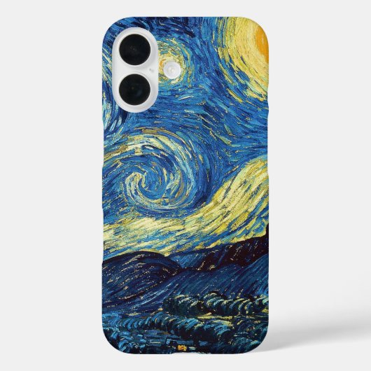 De Sterrennacht van Vincent Van Gogh Case-Mate iPhone Case (Achterkant)