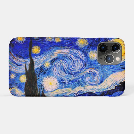 De Sterrennacht van Vincent Van Gogh Case-Mate iPhone Case (Achterkant (horizontaal))