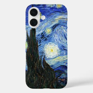 De Sterrennacht van Vincent Van Gogh iPhone 16 Hoesje