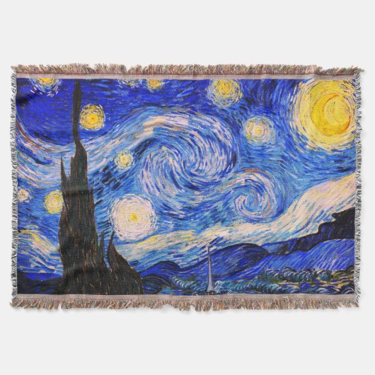 De Sterrennacht van Vincent Van Gogh Deken (Voorkant)