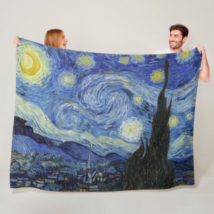 De sterrennacht van Vincent Van Gogh Fleece Deken