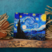 De Sterrennacht van Vincent Van Gogh Fotoplaat (Zijkant)
