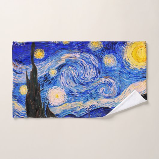 De Sterrennacht van Vincent Van Gogh Handdoek (Handdoek)