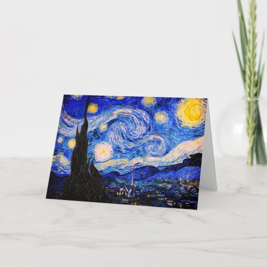De Sterrennacht van Vincent Van Gogh Kaart (Voorkant)