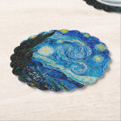 De sterrennacht van Vincent van Gogh, Kartonnen Onderzetters (Gekanteld)