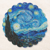 De sterrennacht van Vincent van Gogh, Kartonnen Onderzetters (Voorkant)