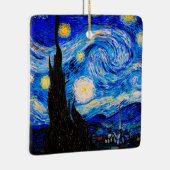 De Sterrennacht van Vincent Van Gogh Keramisch Ornament (Rechts)