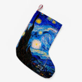 De Sterrennacht van Vincent Van Gogh Kleine Kerstsok (Voorkant (Hangend))