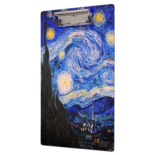 De Sterrennacht van Vincent Van Gogh Klembord (Links)