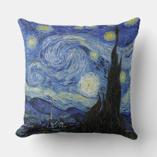 De sterrennacht van Vincent Van Gogh Kussen