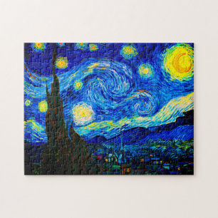 De Sterrennacht van Vincent Van Gogh Legpuzzel
