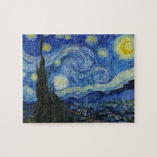 De Sterrennacht van Vincent van Gogh Legpuzzel (Horizontaal)