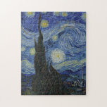 De Sterrennacht van Vincent Van Gogh Legpuzzel<br><div class="desc">Van Gogh - een viering van de meesters van kunst</div>