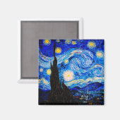 De Sterrennacht van Vincent Van Gogh Magneet (Voorkant / Achterkant)