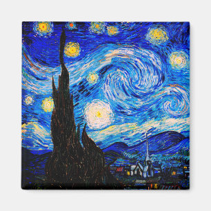 De Sterrennacht van Vincent Van Gogh Magneet