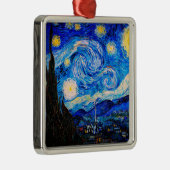 De Sterrennacht van Vincent Van Gogh Metalen Ornament (Rechts)