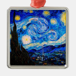 De Sterrennacht van Vincent Van Gogh Metalen Ornament