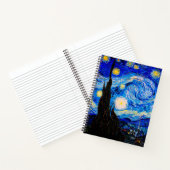 De Sterrennacht van Vincent Van Gogh Notitieboek (Binnen)