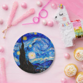 De Sterrennacht van Vincent Van Gogh Papieren Bordje (Feest)