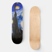 De Sterrennacht van Vincent Van Gogh Persoonlijk Skateboard (Voorkant)