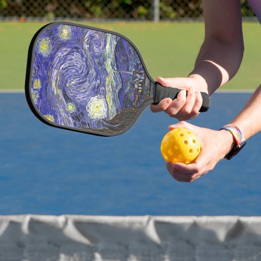 De sterrennacht van Vincent van Gogh Pickleball Paddle (Insitu)