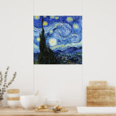 De Sterrennacht van Vincent Van Gogh Poster (Keuken)