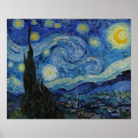 De Sterrennacht van Vincent van Gogh Poster