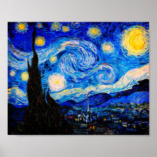 De Sterrennacht van Vincent Van Gogh Poster