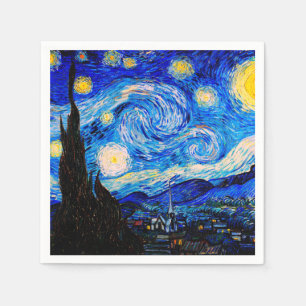 De Sterrennacht van Vincent Van Gogh Servet
