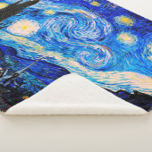 De Sterrennacht van Vincent Van Gogh Sherpa Deken (3/4)