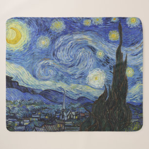De sterrennacht van Vincent Van Gogh Sherpa Deken