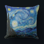 De Sterrennacht van Vincent Van Gogh Sierkussen<br><div class="desc">Het kleurrijke ontwerp van de Sterrennacht van Vincent Van Gogh is perfect voor Fijne Kunstliefhebbers,  museumfans,  kunststudenten en kunstleraren. Het kan ook worden gegeven als een verjaardagscadeau of vakantiecadeau aan je beste vriend,  familielid,  vriend of vriendin die ook van Fine Art houdt.</div>