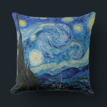 De Sterrennacht van Vincent Van Gogh Sierkussen<br><div class="desc">Het kleurrijke ontwerp van de Sterrennacht van Vincent Van Gogh is perfect voor Fijne Kunstliefhebbers,  museumfans,  kunststudenten en kunstleraren. Het kan ook worden gegeven als een verjaardagscadeau of vakantiecadeau aan je beste vriend,  familielid,  vriend of vriendin die ook van Fine Art houdt.</div>