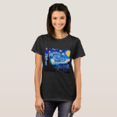 De Sterrennacht van Vincent Van Gogh T-shirt (Voorkant volledig)