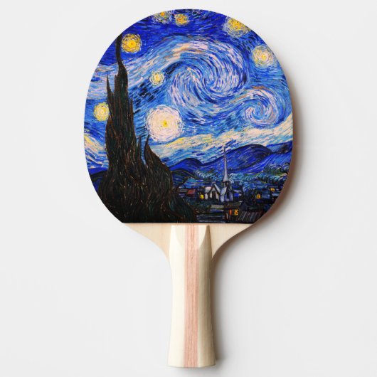 De Sterrennacht van Vincent Van Gogh Tafeltennisbatje (Voorkant)