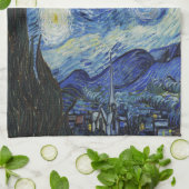 De Sterrennacht van Vincent Van Gogh Theedoek (Gevouwen)