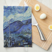 De Sterrennacht van Vincent Van Gogh Theedoek (Quarter Fold)