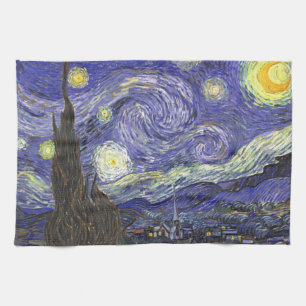 De sterrennacht van Vincent van Gogh Theedoek