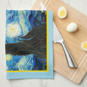 De Sterrennacht van Vincent Van Gogh Theedoek (Quarter Fold)