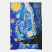 De Sterrennacht van Vincent Van Gogh Theedoek (Verticaal)