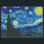 De Sterrennacht van Vincent Van Gogh Tissuepapier<br><div class="desc">Vincent Van Gogh de Sterrennacht. Dit is een oud meesterwerk van de nederlandse meesterschilder Vincent Van Gogh. Dit mooie kunstlandschapsschilderij heeft een mooie,  levendige,  verzadigde kleur. Vincent Van Gogh was een nederlandse post van impressionist schilder. Dit afbeelding is openbaar.</div>
